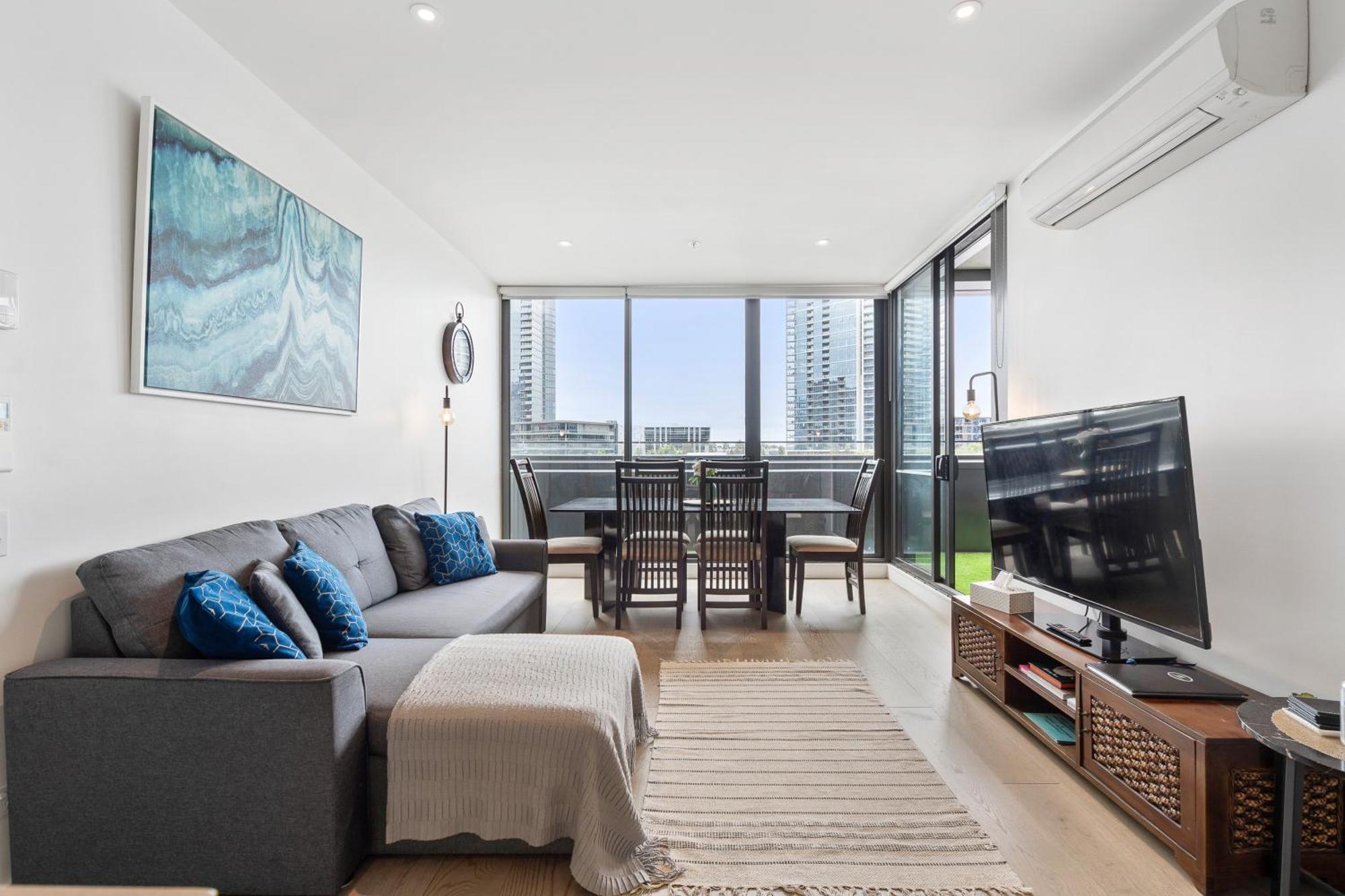Melbourne Docklands Riverside Views Exterior foto