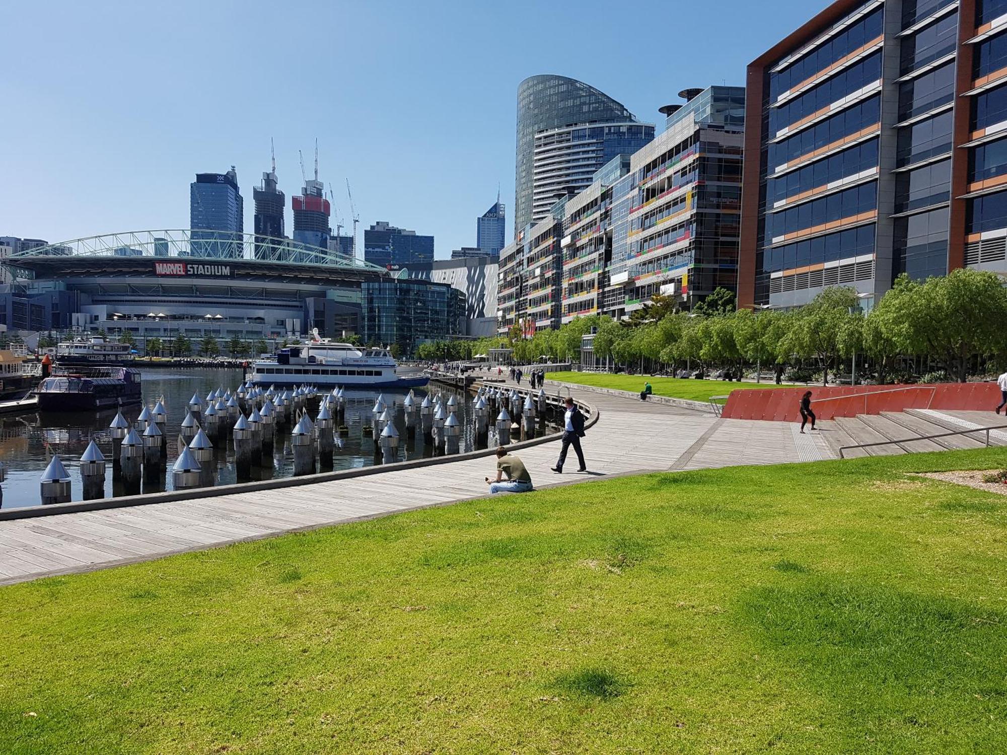 Melbourne Docklands Riverside Views Exterior foto